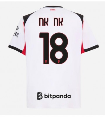 AC Milan Christopher Nkunku #18 Venkovní Dres 2025-26 Krátký Rukáv
