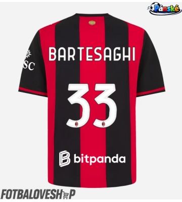 AC Milan Davide Bartesaghi #33 Domácí Dres 2026-27 Krátký Rukáv