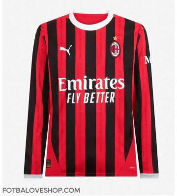 AC Milan Domácí Dres 2024-25 Dlouhý Rukáv