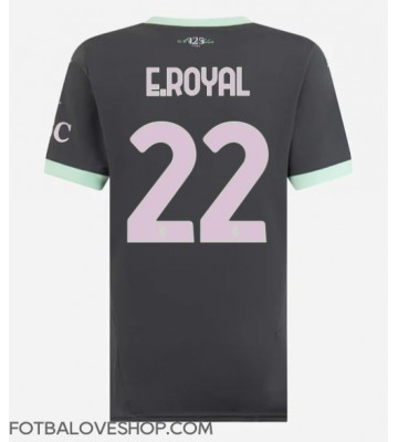 AC Milan Emerson Royal #22 Dámské Alternativní Dres 2024-25 Krátký Rukáv