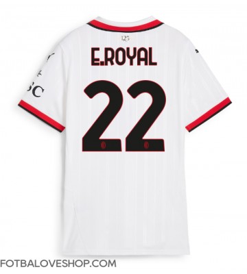 AC Milan Emerson Royal #22 Dámské Venkovní Dres 2024-25 Krátký Rukáv