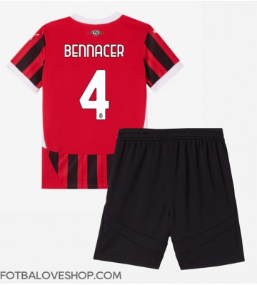 AC Milan Ismael Bennacer #4 Dětské Domácí Dres 2024-25 Krátký Rukáv (+ trenýrky)