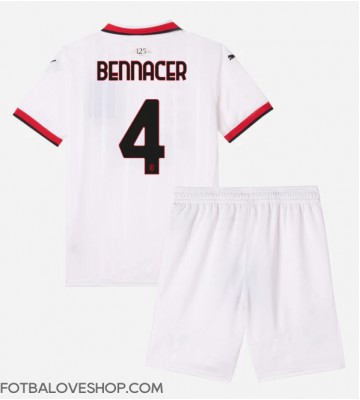 AC Milan Ismael Bennacer #4 Dětské Venkovní Dres 2024-25 Krátký Rukáv (+ trenýrky)