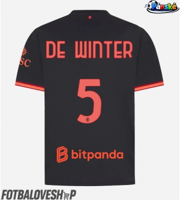 AC Milan Koni De Winter #5 Alternativní Dres 2026-27 Krátký Rukáv