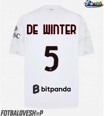 AC Milan Koni De Winter #5 Venkovní Dres 2026-27 Krátký Rukáv