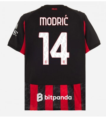 AC Milan Luka Modric #14 Domácí Dres 2025-26 Krátký Rukáv