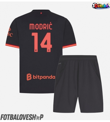 AC Milan Luka Modric #14 Dětské Alternativní Dres 2026-27 Krátký Rukáv (+ trenýrky)