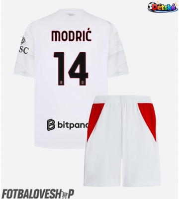 AC Milan Luka Modric #14 Dětské Venkovní Dres 2026-27 Krátký Rukáv (+ trenýrky)
