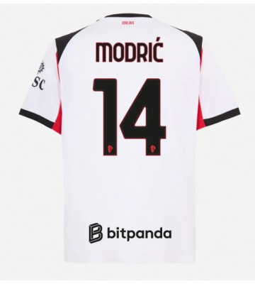 AC Milan Luka Modric #14 Venkovní Dres 2025-26 Krátký Rukáv