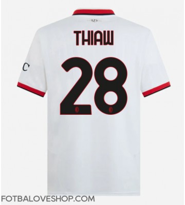 AC Milan Malick Thiaw #28 Venkovní Dres 2024-25 Krátký Rukáv