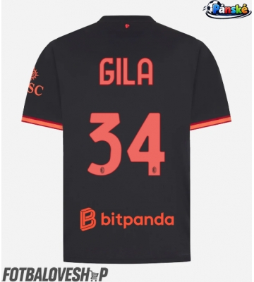 AC Milan Mario Gila #34 Alternativní Dres 2026-27 Krátký Rukáv