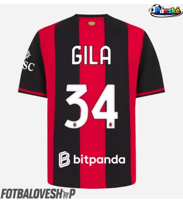 AC Milan Mario Gila #34 Domácí Dres 2026-27 Krátký Rukáv