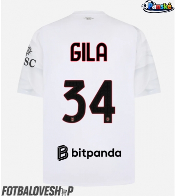 AC Milan Mario Gila #34 Venkovní Dres 2026-27 Krátký Rukáv