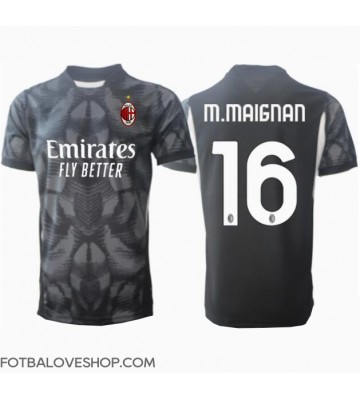 AC Milan Mike Maignan #16 Brankářské Domácí Dres 2024-25 Krátký Rukáv