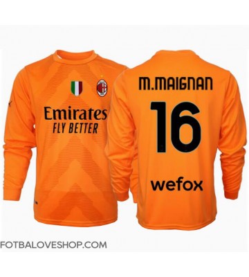 AC Milan Mike Maignan #16 Brankářské Venkovní Dres 2024-25 Dlouhý Rukáv
