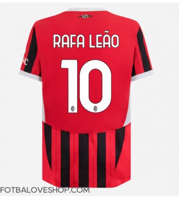 AC Milan Rafael Leao #10 Domácí Dres 2024-25 Krátký Rukáv