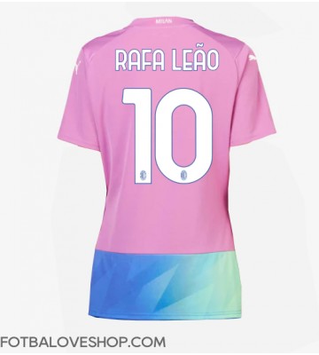 AC Milan Rafael Leao #10 Dámské Alternativní Dres 2023-24 Krátký Rukáv