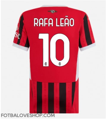 AC Milan Rafael Leao #10 Dámské Domácí Dres 2024-25 Krátký Rukáv