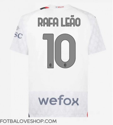 AC Milan Rafael Leao #10 Venkovní Dres 2023-24 Krátký Rukáv