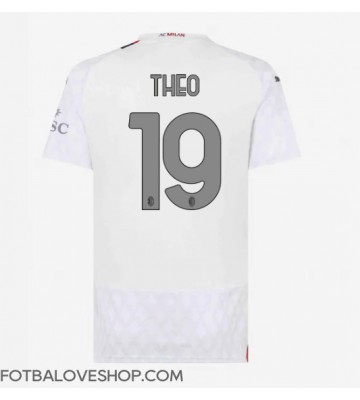 AC Milan Theo Hernandez #19 Dámské Venkovní Dres 2023-24 Krátký Rukáv
