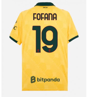 AC Milan Youssouf Fofana #19 Alternativní Dres 2025-26 Krátký Rukáv
