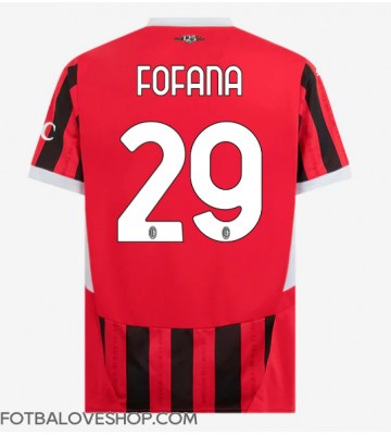 AC Milan Youssouf Fofana #29 Domácí Dres 2024-25 Krátký Rukáv