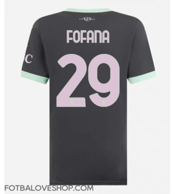 AC Milan Youssouf Fofana #29 Dámské Alternativní Dres 2024-25 Krátký Rukáv