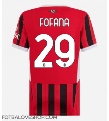 AC Milan Youssouf Fofana #29 Dámské Domácí Dres 2024-25 Krátký Rukáv