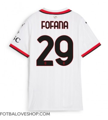 AC Milan Youssouf Fofana #29 Dámské Venkovní Dres 2024-25 Krátký Rukáv