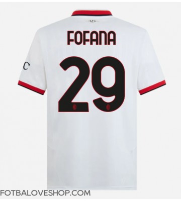 AC Milan Youssouf Fofana #29 Venkovní Dres 2024-25 Krátký Rukáv