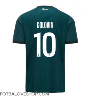 AS Monaco Aleksandr Golovin #10 Venkovní Dres 2024-25 Krátký Rukáv