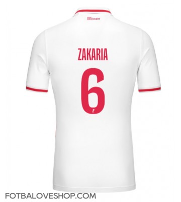 AS Monaco Denis Zakaria #6 Domácí Dres 2024-25 Krátký Rukáv