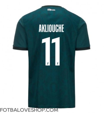 AS Monaco Maghnes Akliouche #11 Venkovní Dres 2024-25 Krátký Rukáv