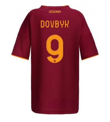 AS Roma Artem Dovbyk #9 Dámské Domácí Dres 2025-26 Krátký Rukáv AS Roma Artem Dovbyk #9 Dámské Domácí Dres 2025-26 Krátký Rukáv