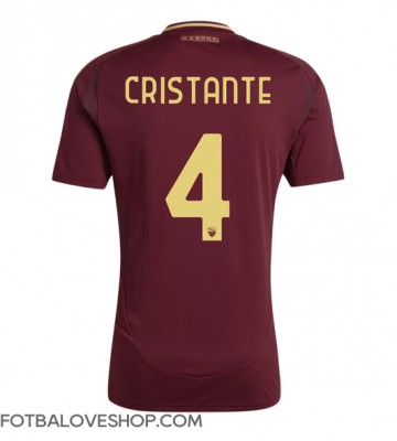 AS Roma Bryan Cristante #4 Domácí Dres 2024-25 Krátký Rukáv