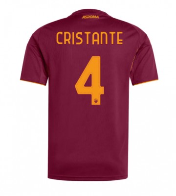 AS Roma Bryan Cristante #4 Domácí Dres 2025-26 Krátký Rukáv