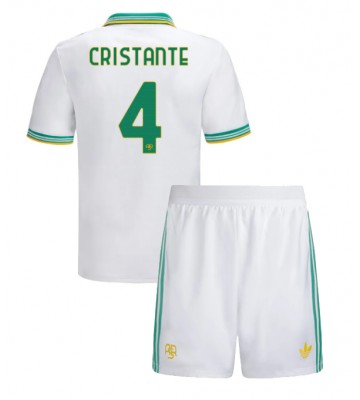 AS Roma Bryan Cristante #4 Dětské Alternativní Dres 2025-26 Krátký Rukáv (+ trenýrky)