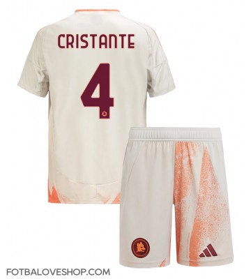 AS Roma Bryan Cristante #4 Dětské Venkovní Dres 2024-25 Krátký Rukáv (+ trenýrky)