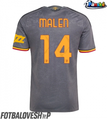 AS Roma Donyell Malen #14 Alternativní Dres 2026-27 Krátký Rukáv