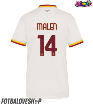 AS Roma Donyell Malen #14 Dámské Venkovní Dres 2026-27 Krátký Rukáv