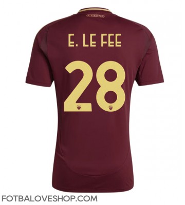AS Roma Enzo Le Fee #28 Domácí Dres 2024-25 Krátký Rukáv