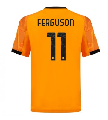 AS Roma Evan Ferguson #11 Venkovní Dres 2025-26 Krátký Rukáv