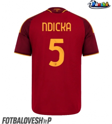 AS Roma Evan Ndicka #5 Domácí Dres 2026-27 Krátký Rukáv