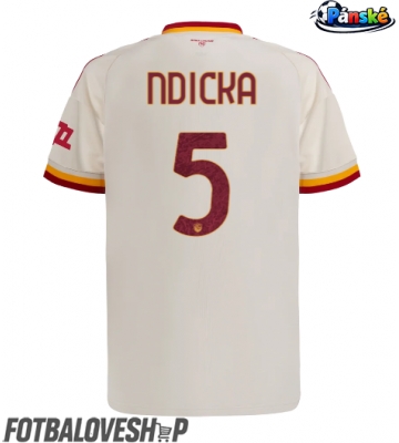 AS Roma Evan Ndicka #5 Venkovní Dres 2026-27 Krátký Rukáv