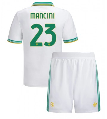 AS Roma Gianluca Mancini #23 Dětské Alternativní Dres 2025-26 Krátký Rukáv (+ trenýrky)
