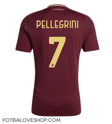 AS Roma Lorenzo Pellegrini #7 Domácí Dres 2024-25 Krátký Rukáv