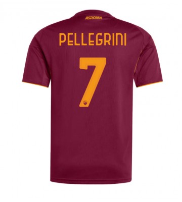 AS Roma Lorenzo Pellegrini #7 Domácí Dres 2025-26 Krátký Rukáv