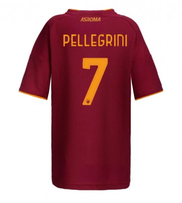 AS Roma Lorenzo Pellegrini #7 Dámské Domácí Dres 2025-26 Krátký Rukáv AS Roma Lorenzo Pellegrini #7 Dámské Domácí Dres 2025-26 Krátký Rukáv