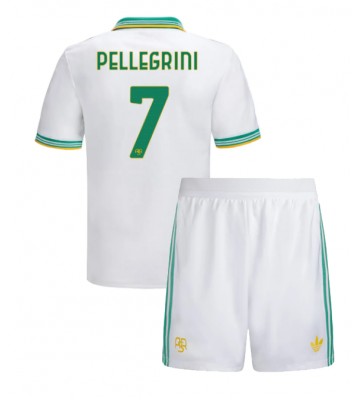 AS Roma Lorenzo Pellegrini #7 Dětské Alternativní Dres 2025-26 Krátký Rukáv (+ trenýrky)