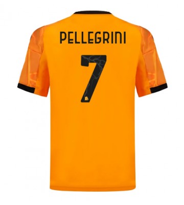AS Roma Lorenzo Pellegrini #7 Venkovní Dres 2025-26 Krátký Rukáv